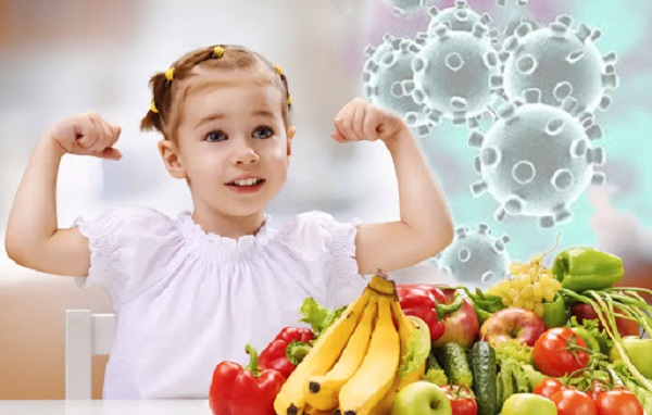 Mẹ hãy cho con ăn những thực phẩm sau: thịt gà, nấm, ớt chuông,...