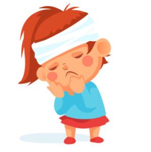 Trẻ sức đề kháng yếu vết thương lâu lành
